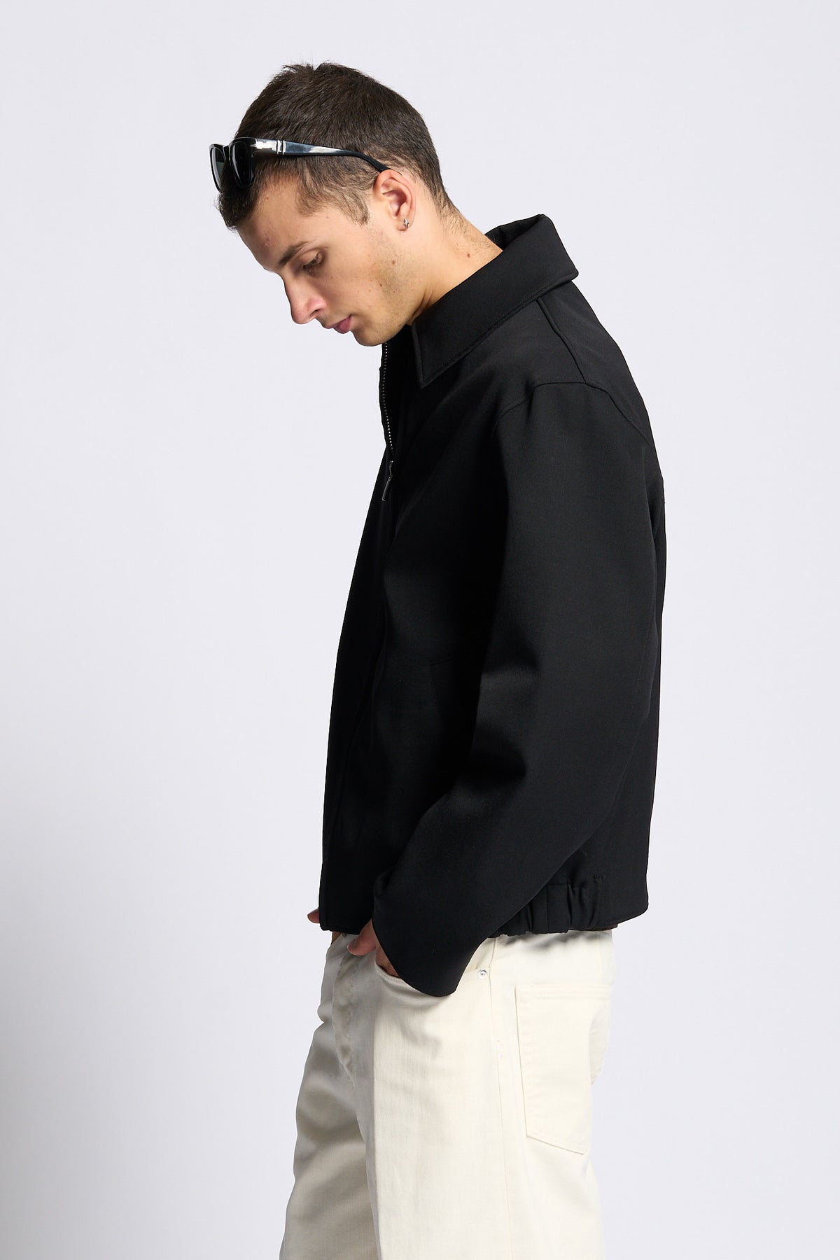 Archivium Giubbino Zip Blu Uomo-5