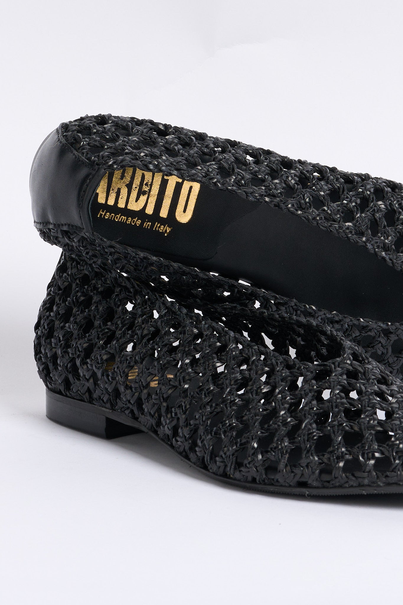 Ardito Ballerina Traforata Nero Donna-6