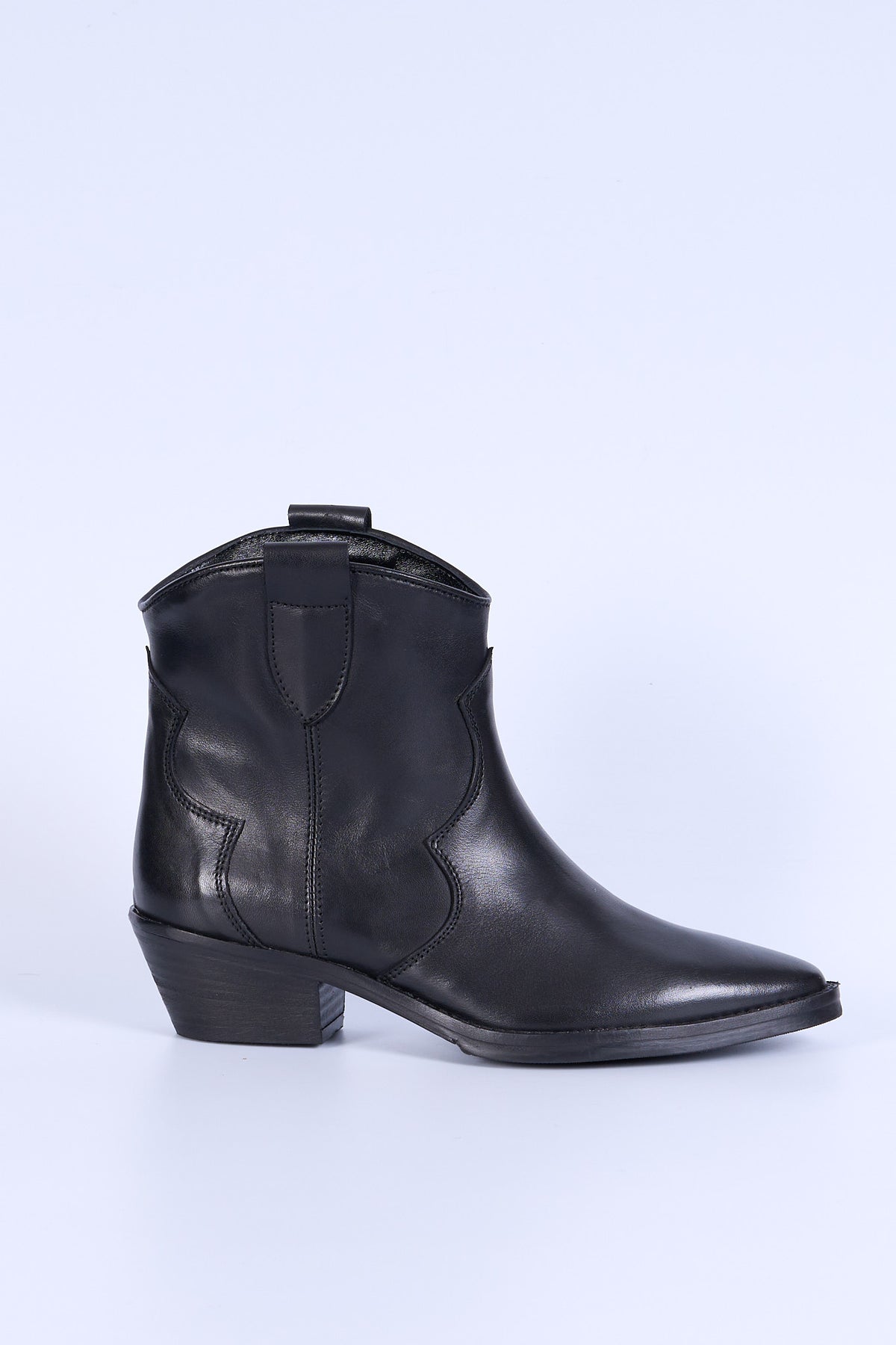 Ardito Stivaletto Texano Nero Donna-1