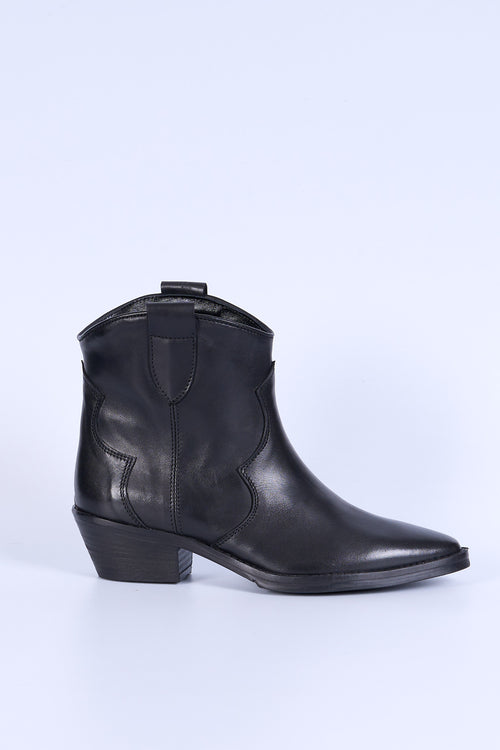 Ardito Stivaletto Texano Nero Donna