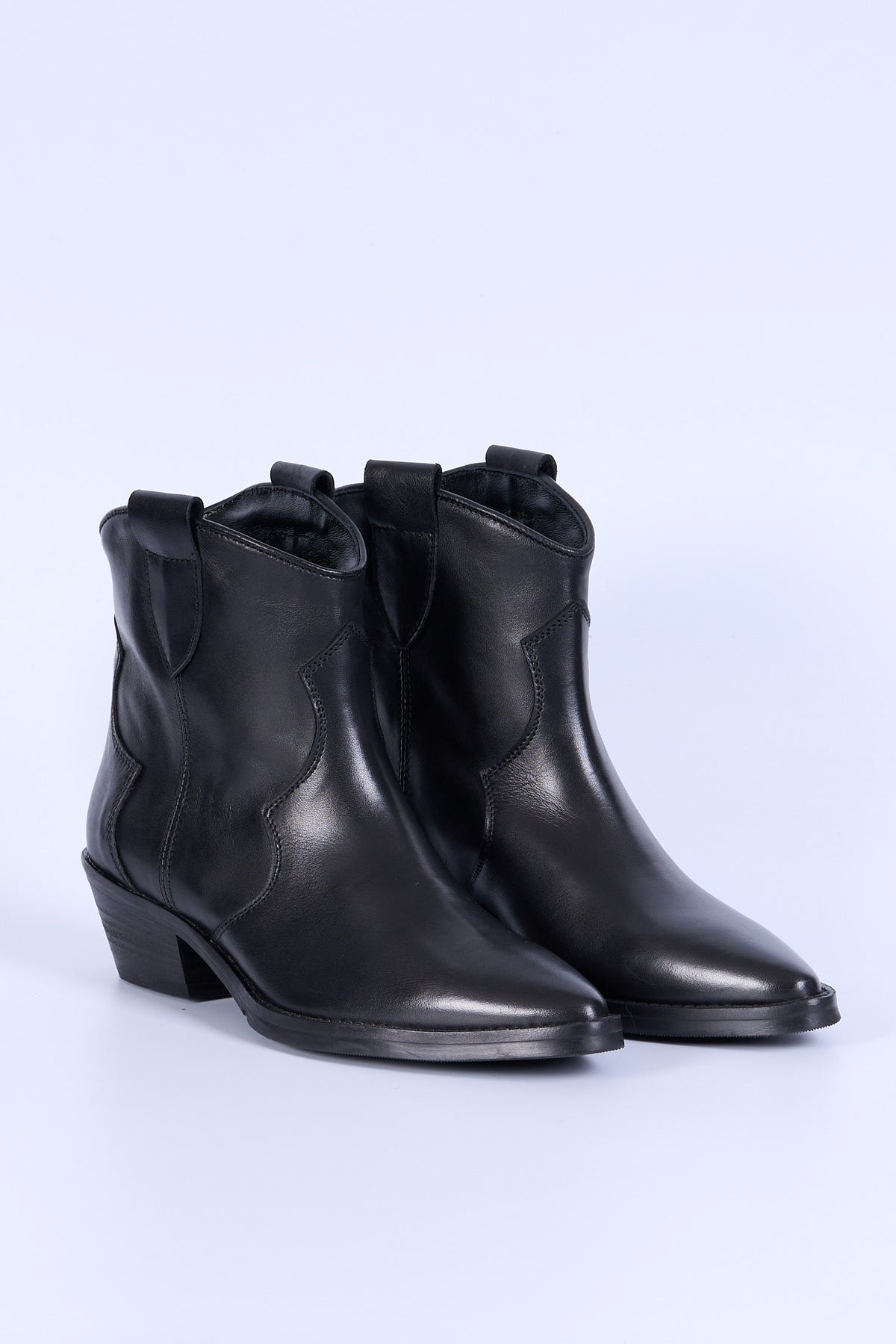 Ardito Stivaletto Texano Nero Donna-2