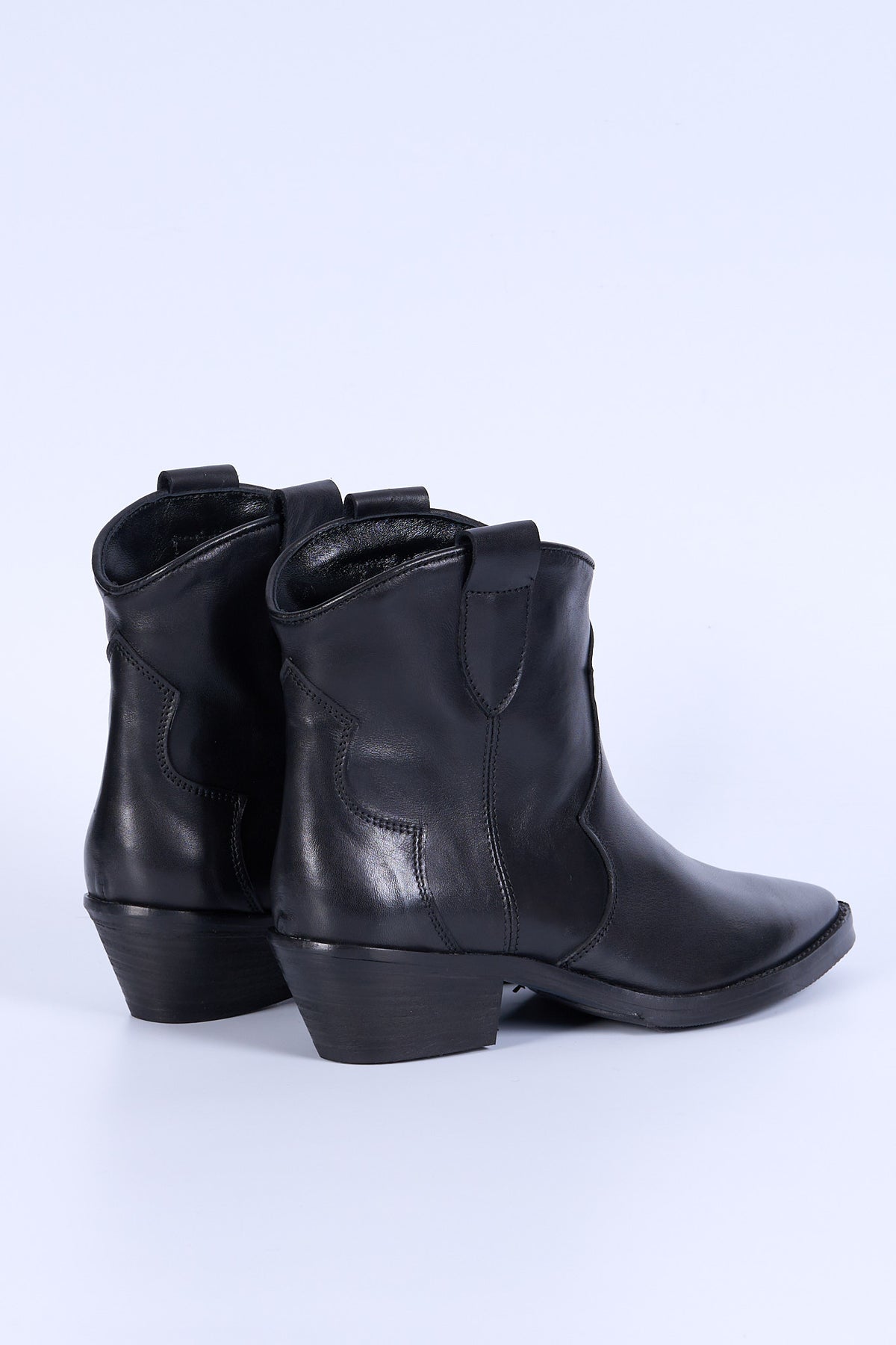 Ardito Stivaletto Texano Nero Donna-3