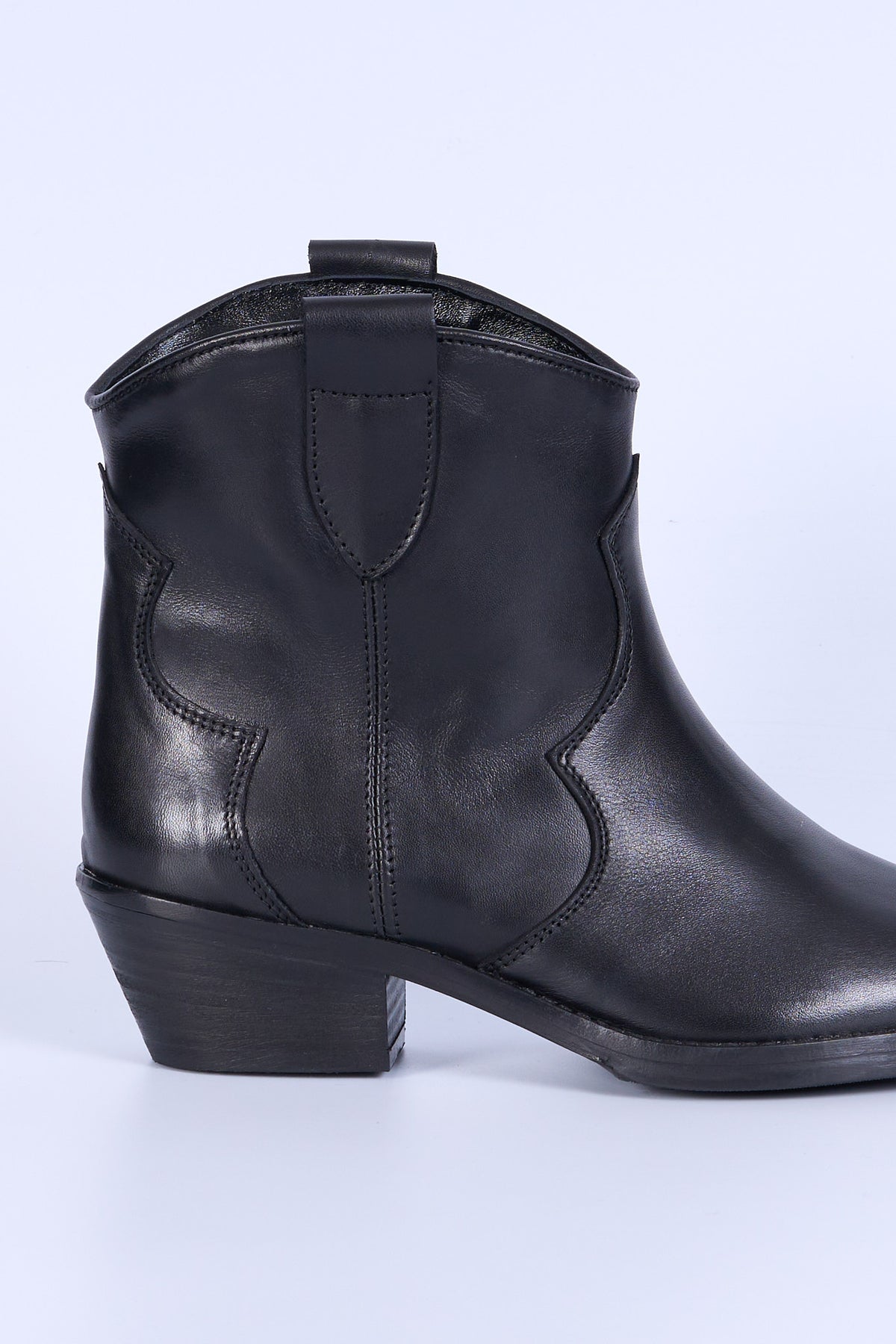 Ardito Stivaletto Texano Nero Donna-5
