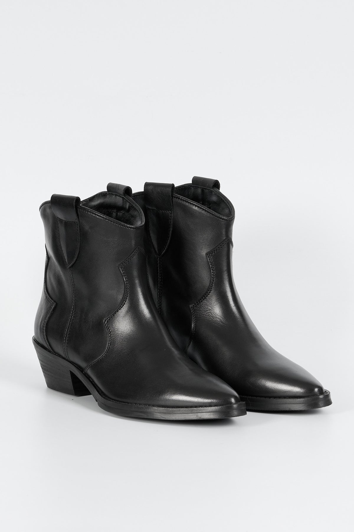 Ardito Stivaletto Texano Nero Donna-2