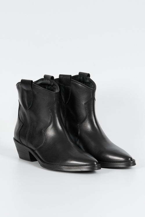 Ardito Stivaletto Texano Nero Donna-2