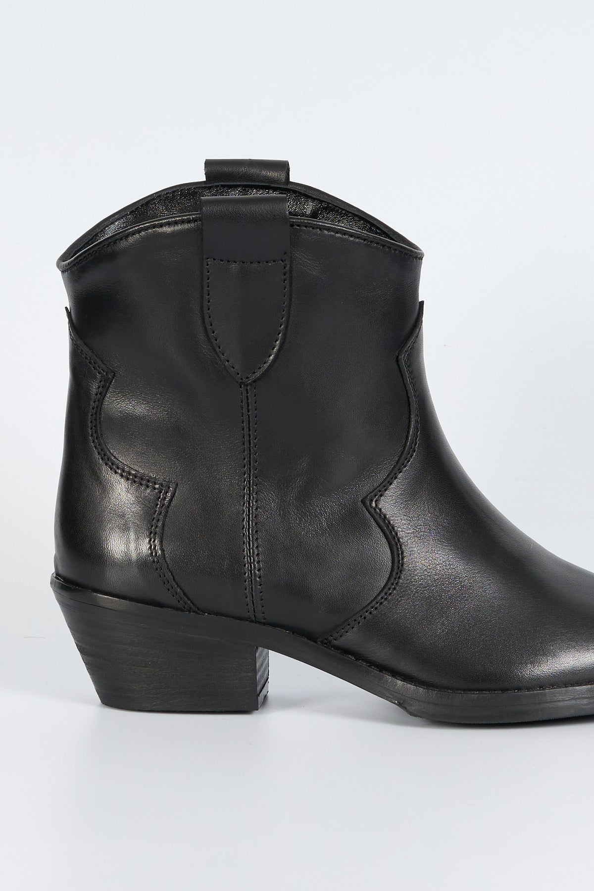 Ardito Stivaletto Texano Nero Donna-5