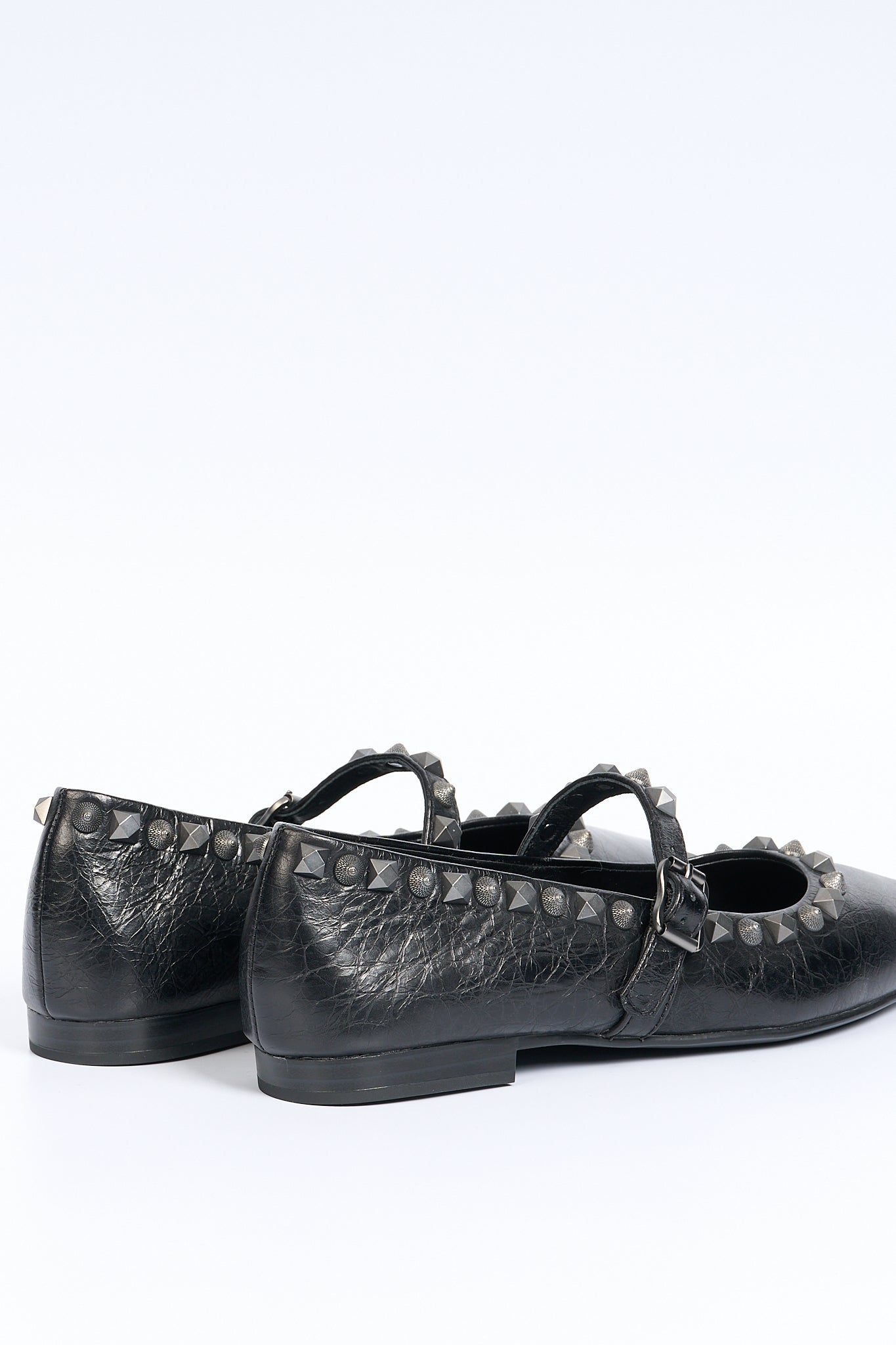 Ash Ballerina BEATNIK con Borchie Nero Donna-4