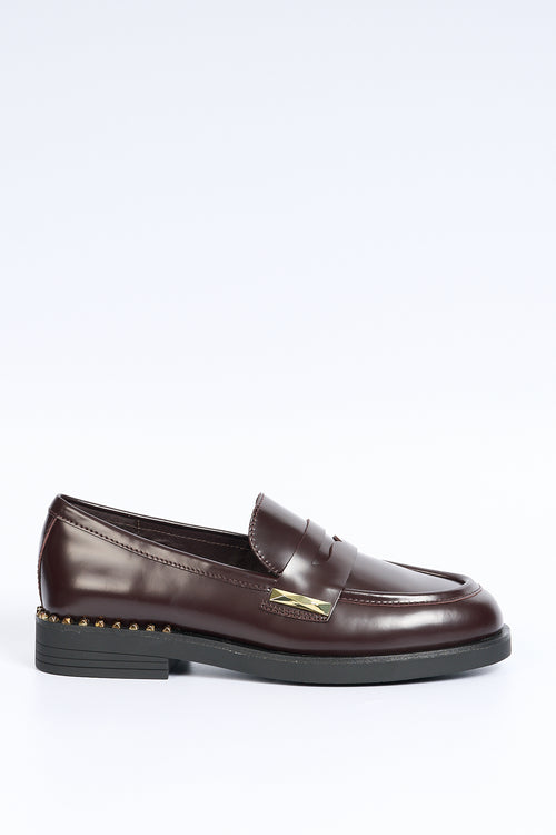 Ash Moccasin WHISPER STUD Bordeaux Woman