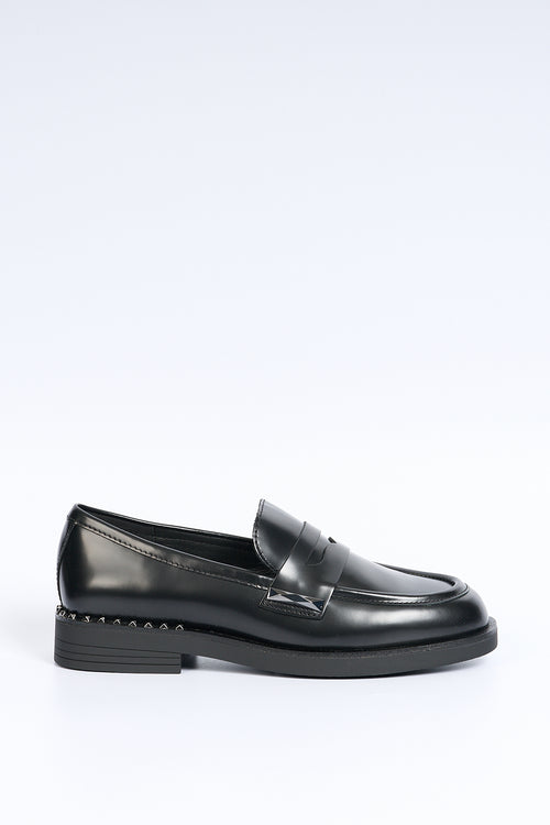 Ash Mocassino WHISPER STUD Nero Donna