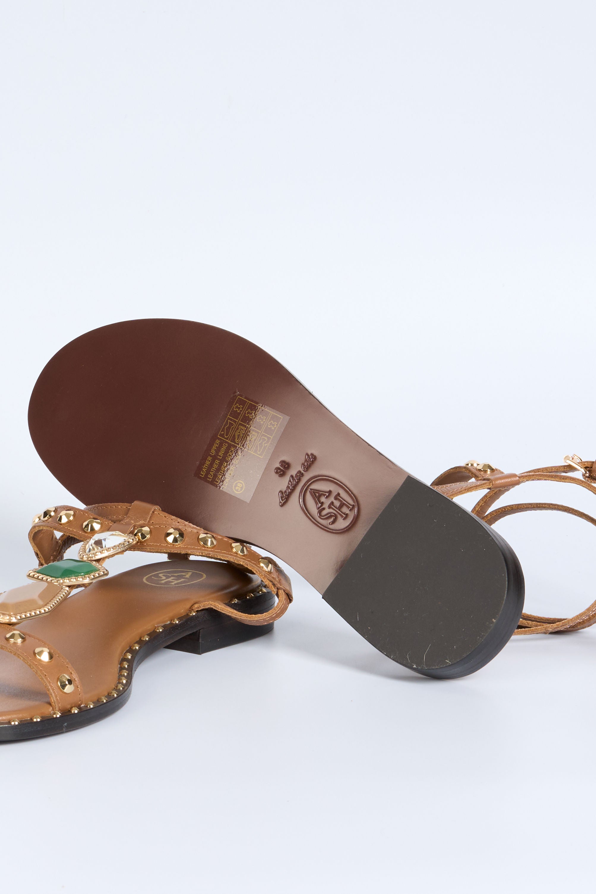 Ash Sandalo Penny Pietre Cannella Donna-6