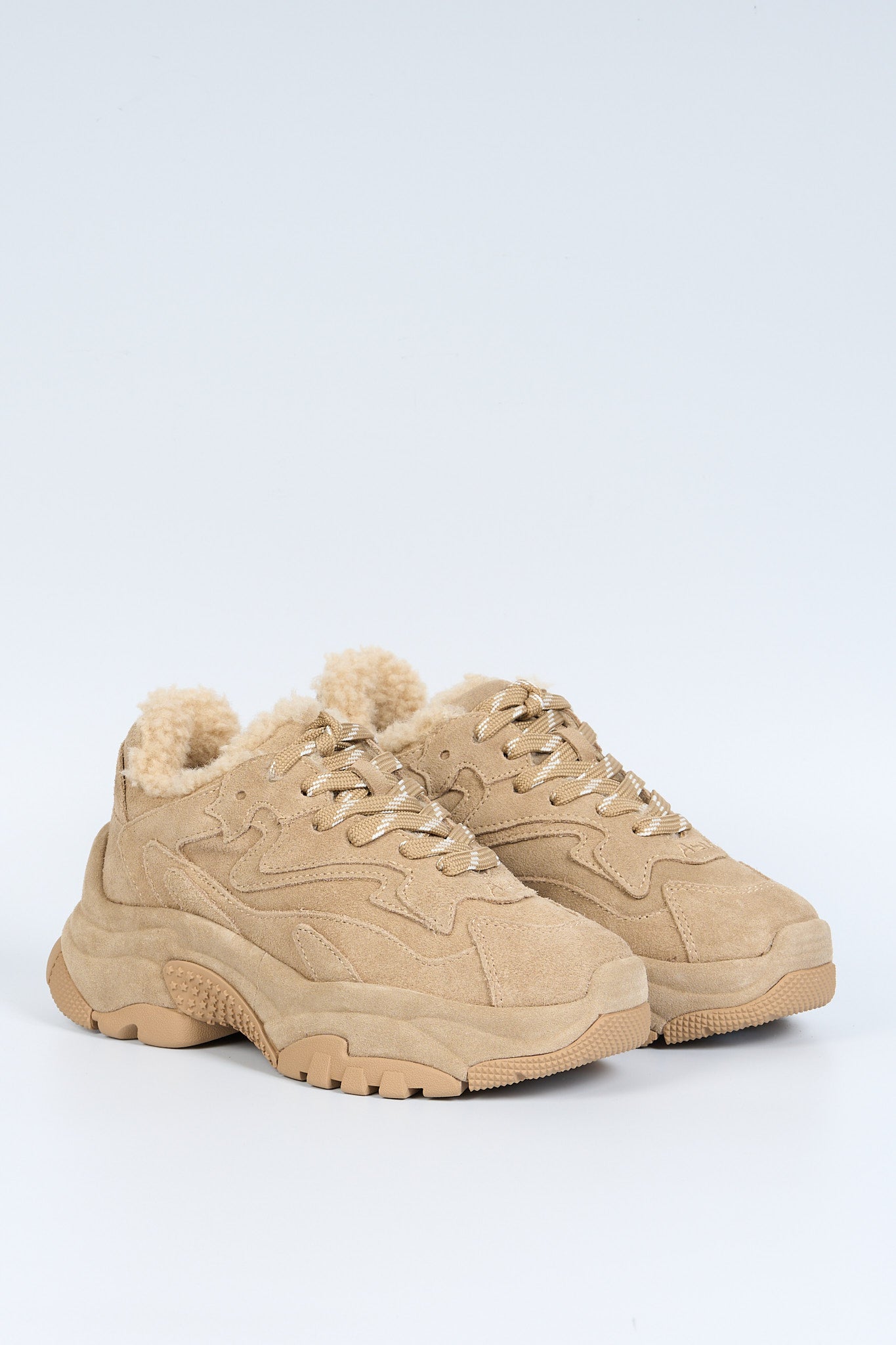 Ash Sneaker Addict Pelo Nocciola Donna-3