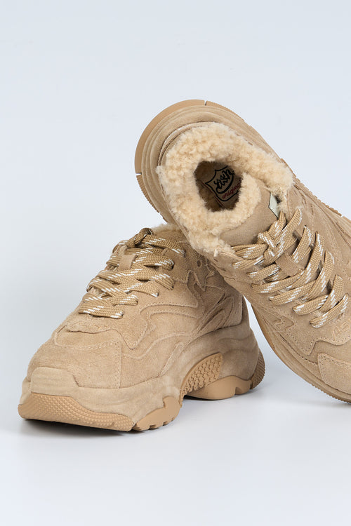 Ash Sneaker Addict Pelo Nocciola Donna-2
