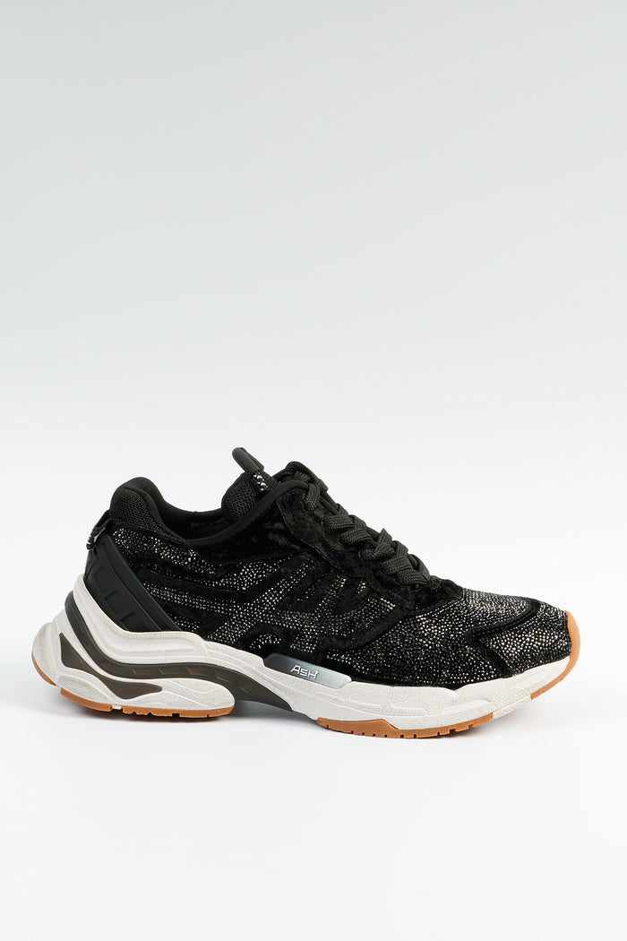 Ash Sneakers Race Strass Nero Donna