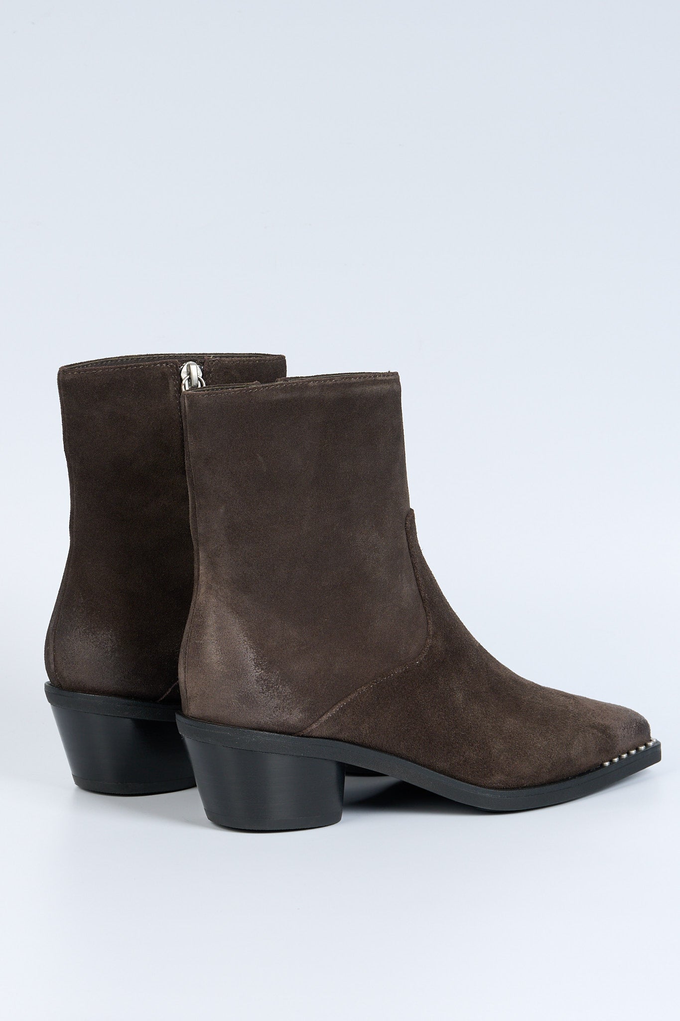Ash Stivaletto Suede Marrone Donna-3