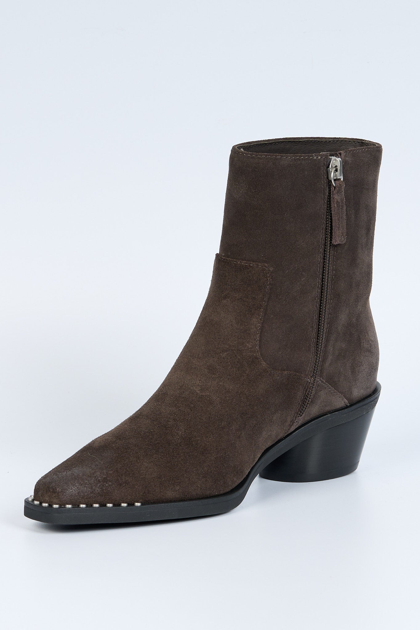 Ash Stivaletto Suede Marrone Donna-4