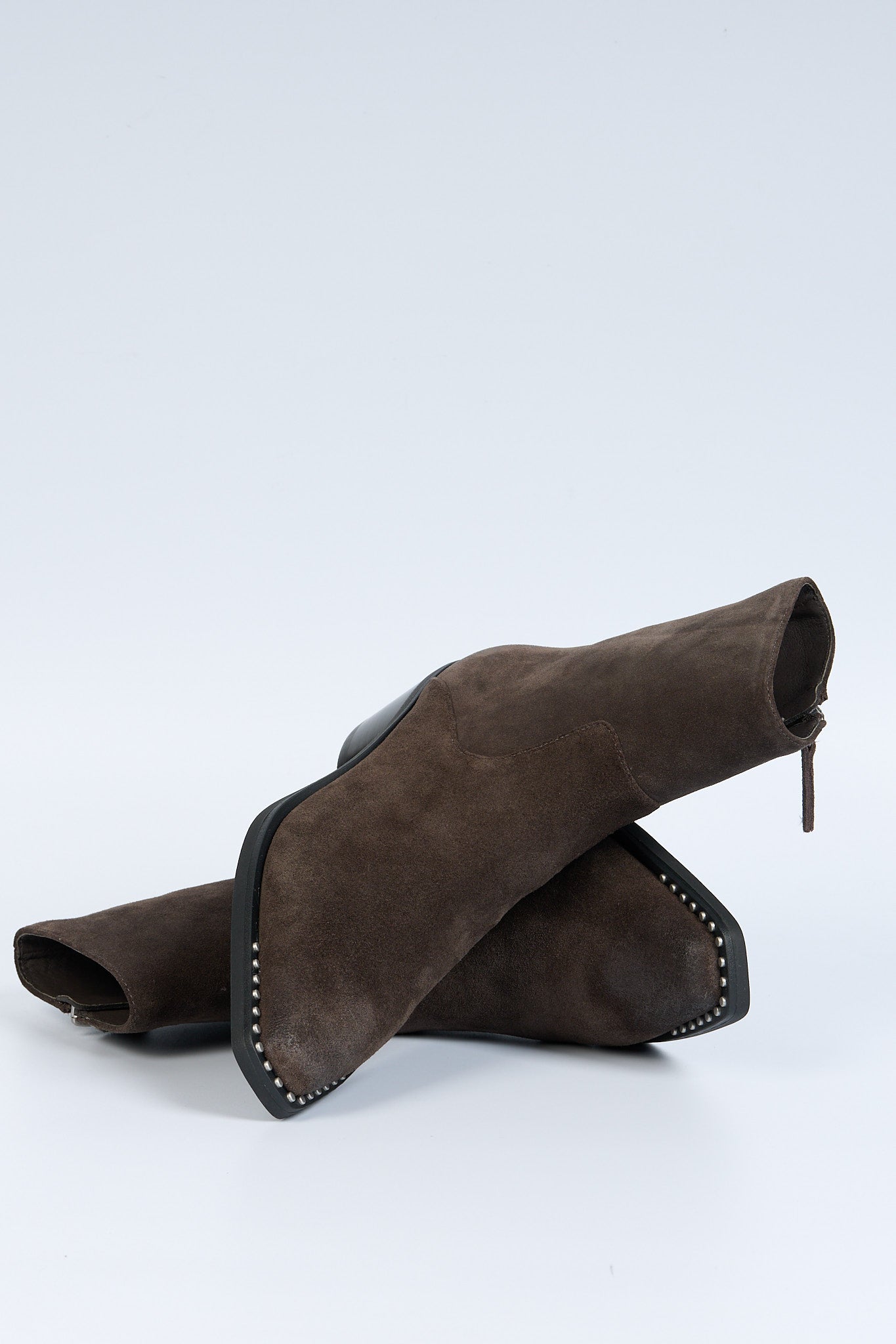 Ash Stivaletto Suede Marrone Donna-5