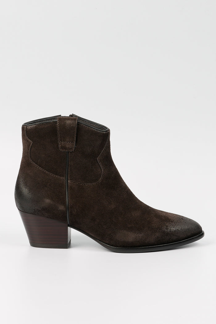 Ash Stivaletto Texano Marrone Donna