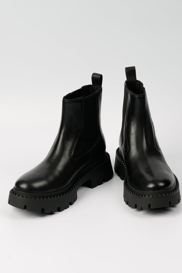 Ash Genesis Stud Black Women's Ankle Boot-2