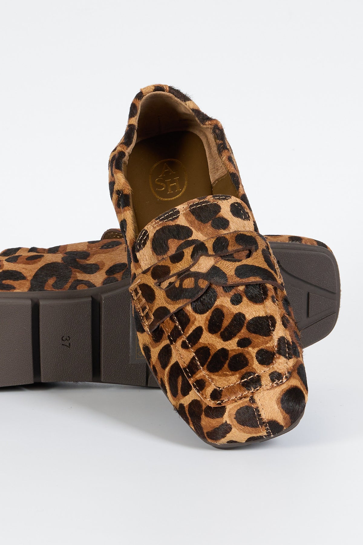 Ash Mocassino BARKLEY Cavallino Leopardo Donna-5