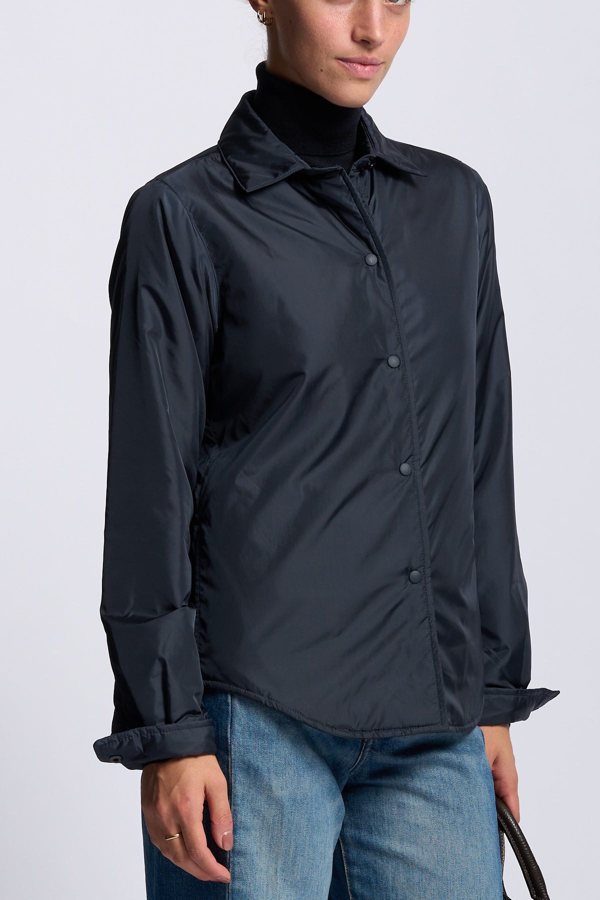 Aspesi Giacca Camicia GLUE Blu Donna in nylon-5