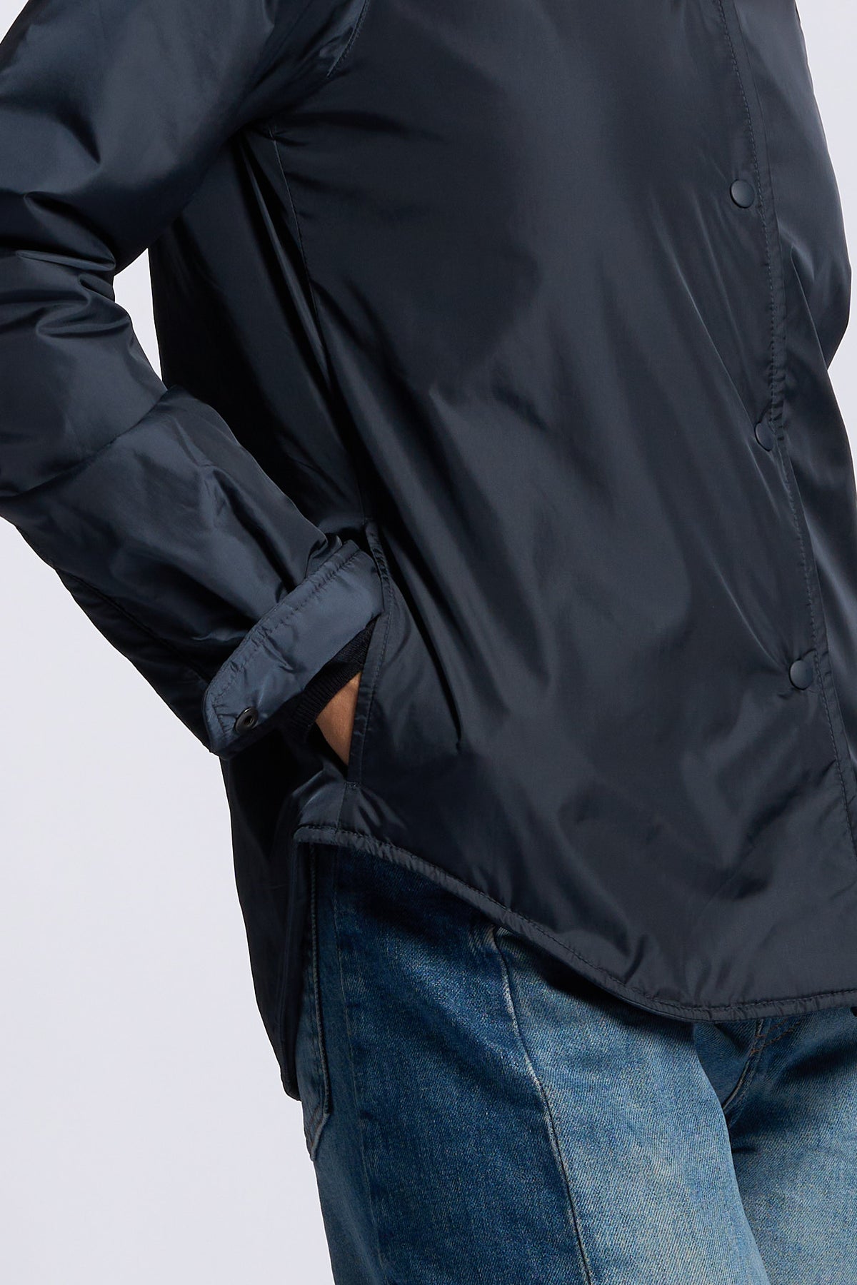 Aspesi Giacca Camicia GLUE Blu Donna in nylon-6