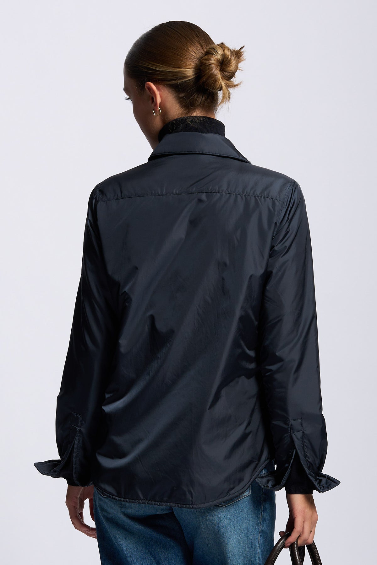 Aspesi Giacca Camicia GLUE Blu Donna in nylon-7