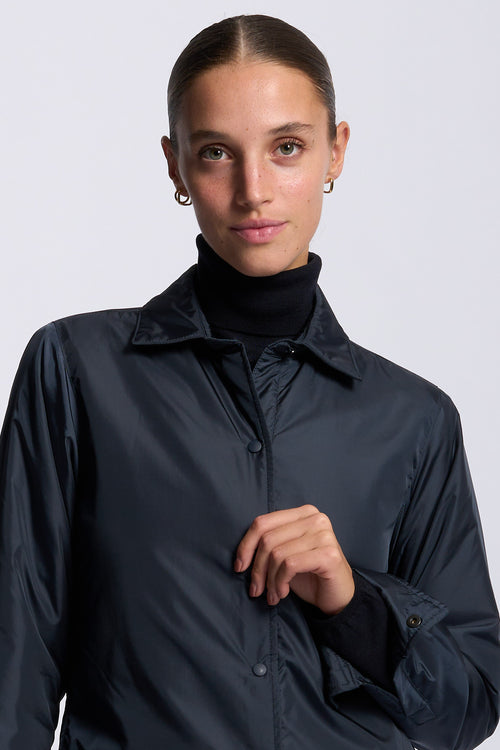 Aspesi Giacca Camicia GLUE Blu Donna in nylon