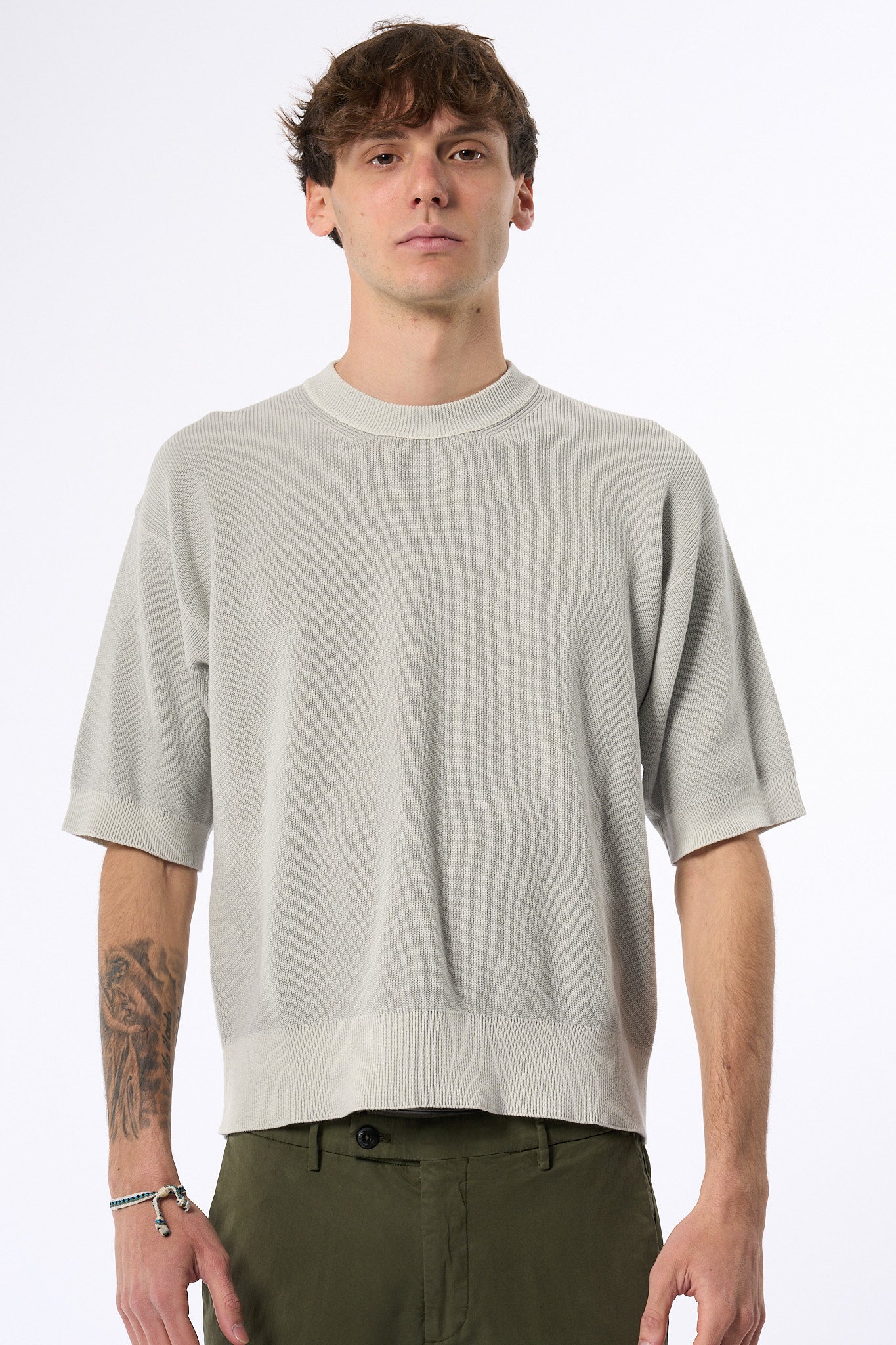 Atomo Factory Maglia Manica corta Perla Uomo-3
