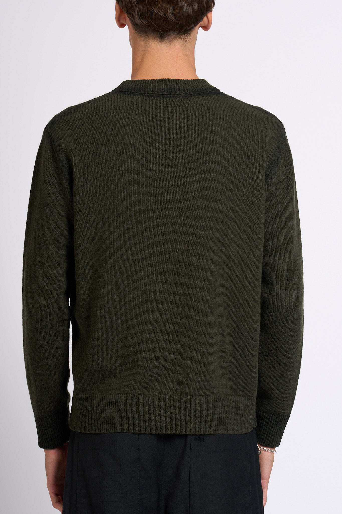 Atomofactory Girocollo Arografo Verde militare Uomo-5