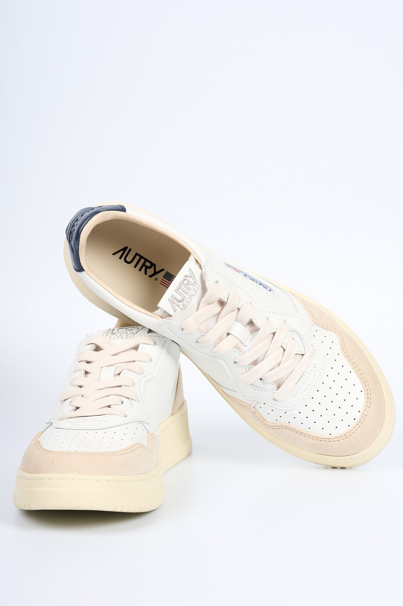 Autry Sneaker AULM LS28 Bianco/Blu Uomo-4