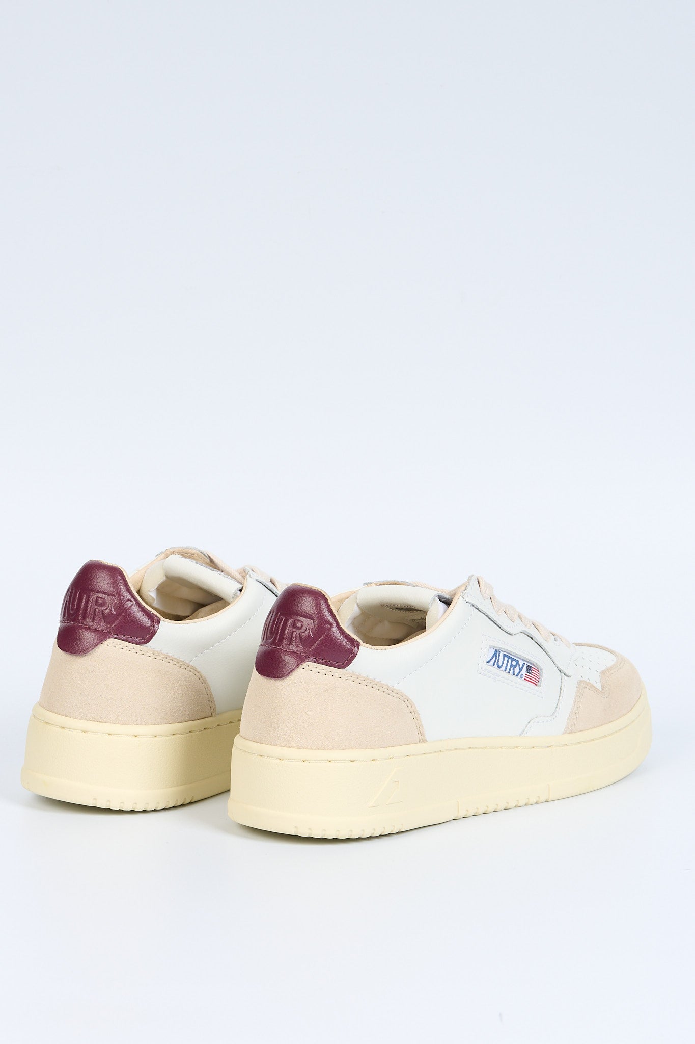 Autry Sneaker AULW LS03 Bianco/Bordeaux Donna-4