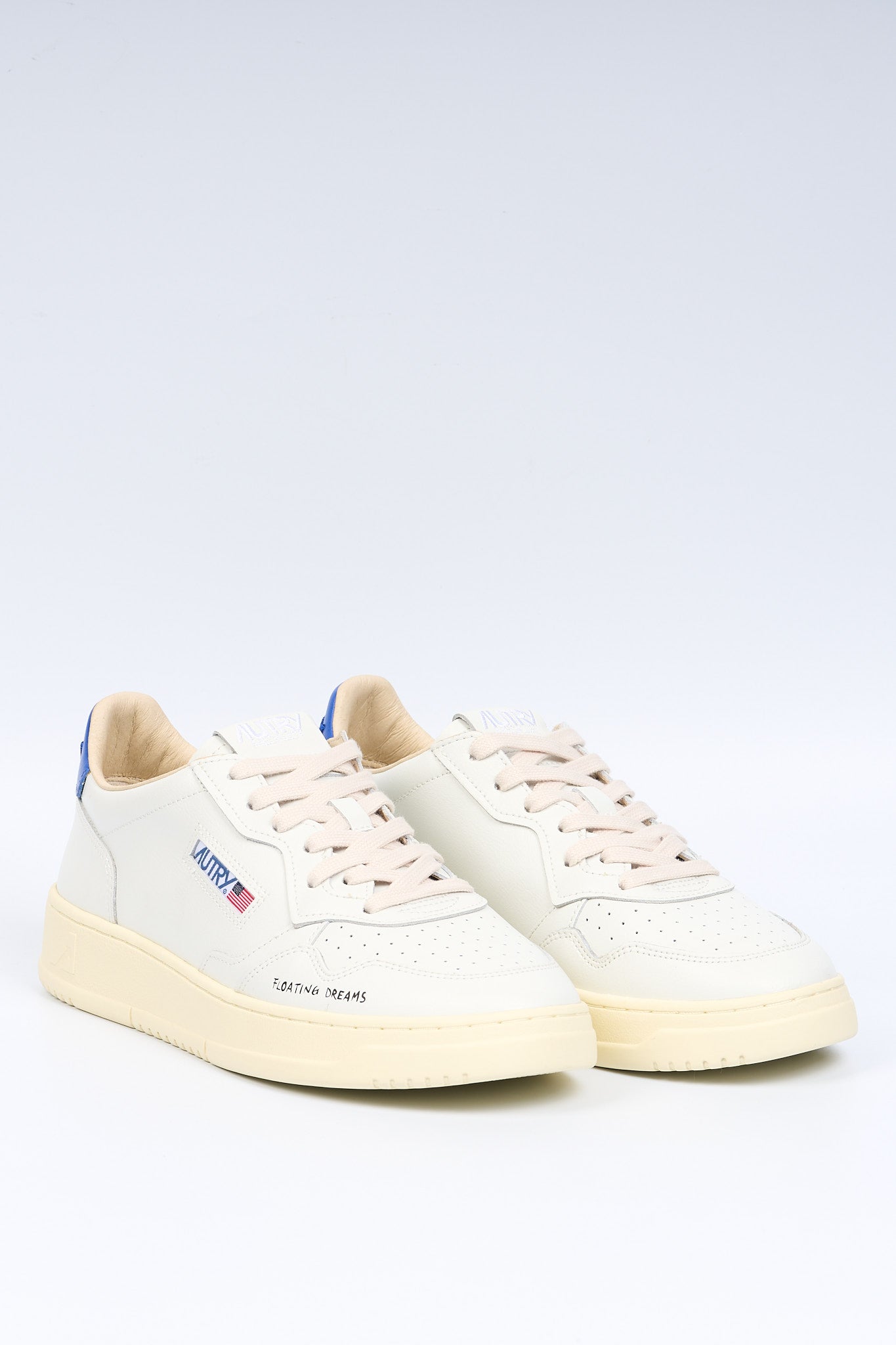 Autry Sneaker MEDALIST AULM DI01 Pelle Bianco/Bluette Uomo-3