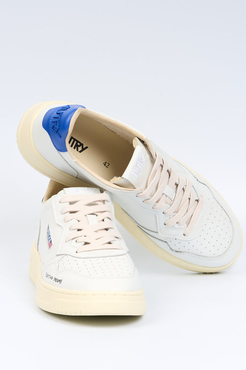 Autry Sneaker MEDALIST AULM DI01 Pelle Bianco/Bluette Uomo-2