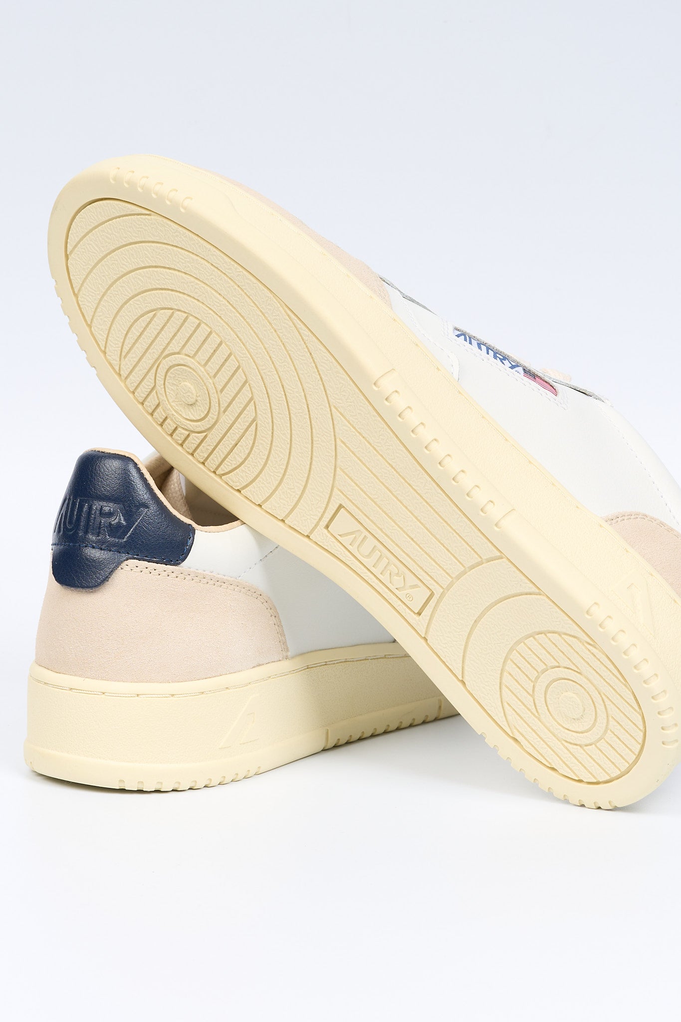 Autry Sneaker MEDALIST AULM LS33 Suede Bianco/Blu Uomo-7