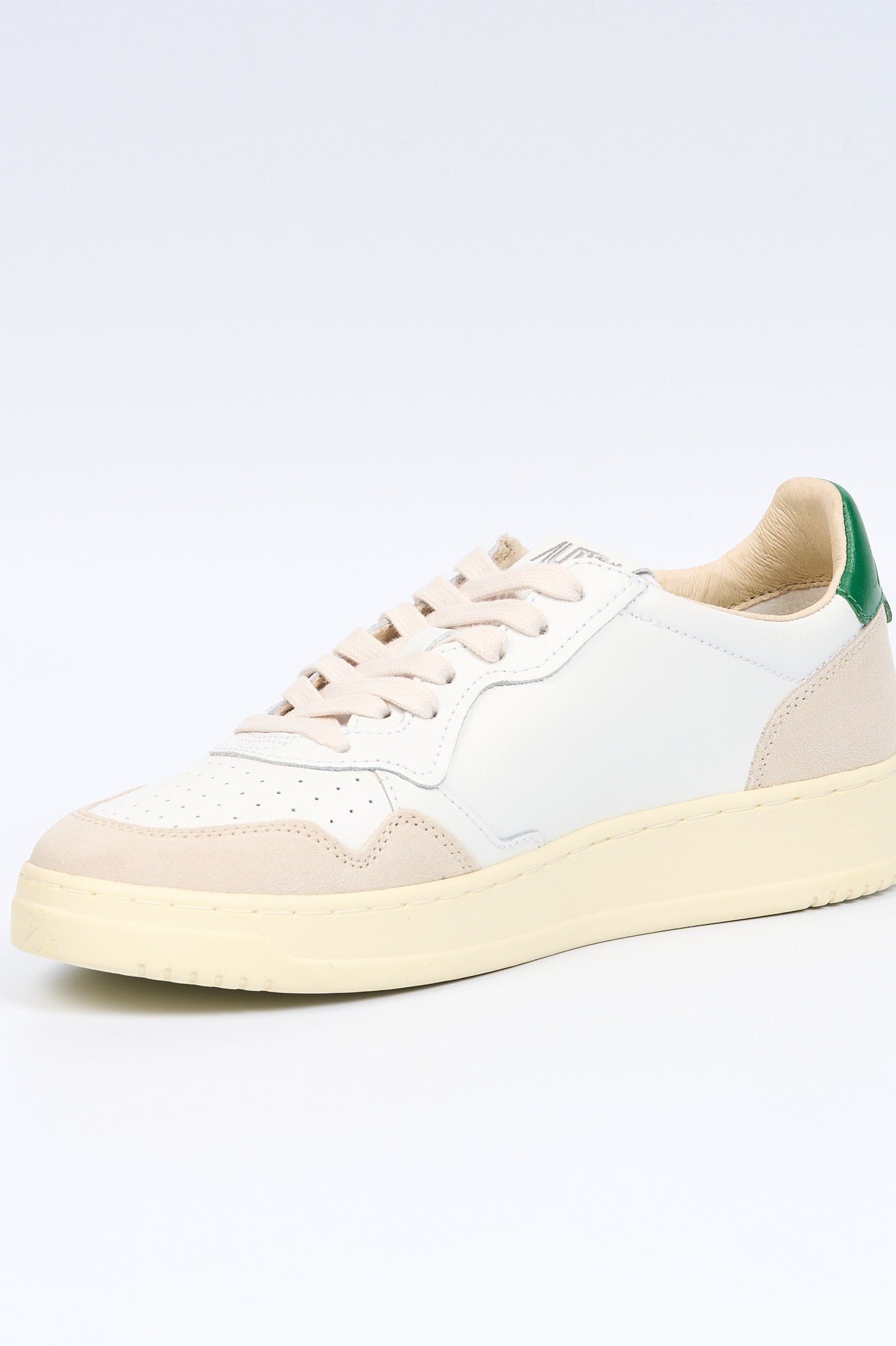 Autry Sneaker MEDALIST AULM LS33 Suede Bianco/Verde Uomo-6