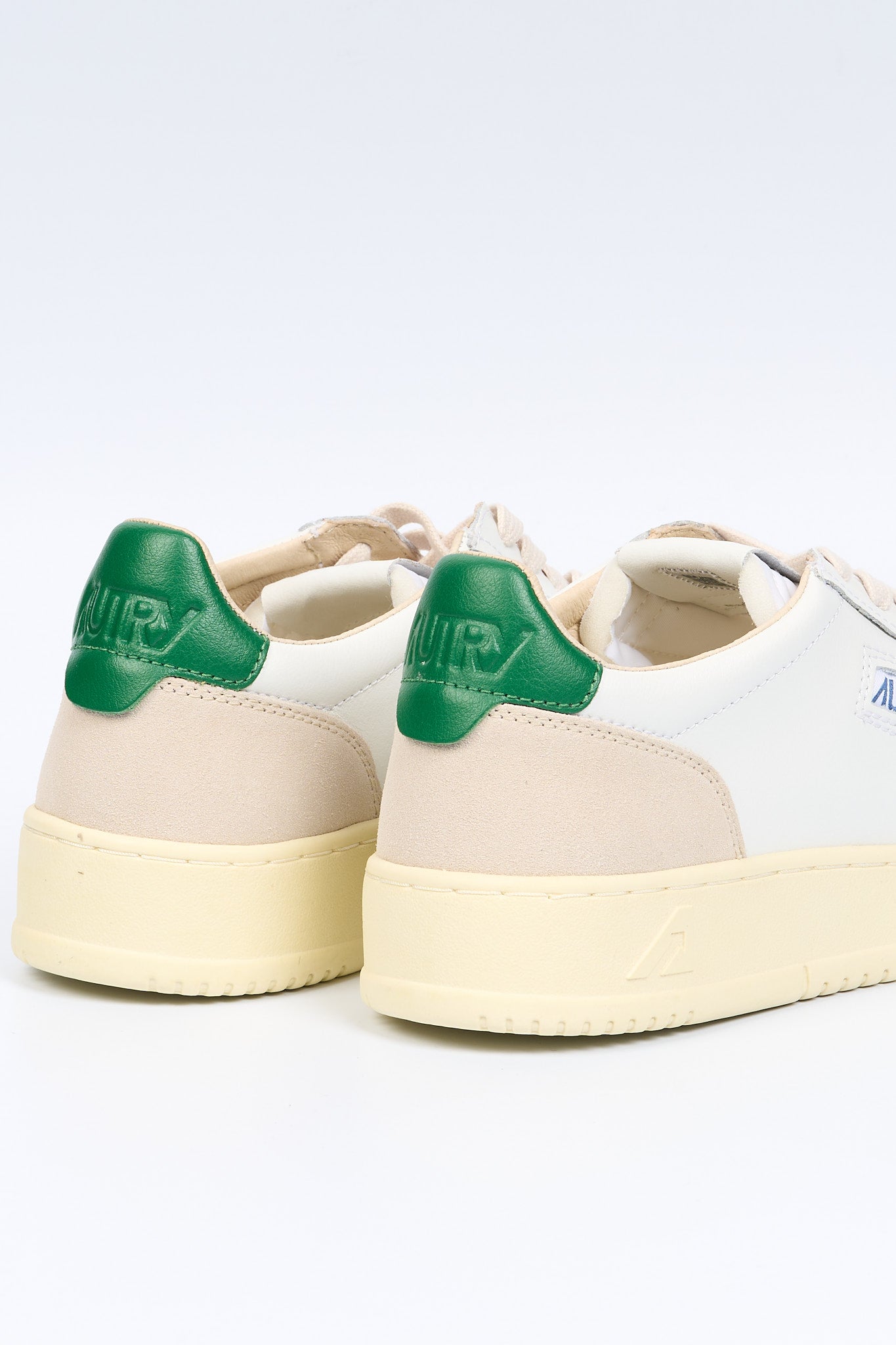 Autry Sneaker MEDALIST AULM LS33 Suede Bianco/Verde Uomo-2