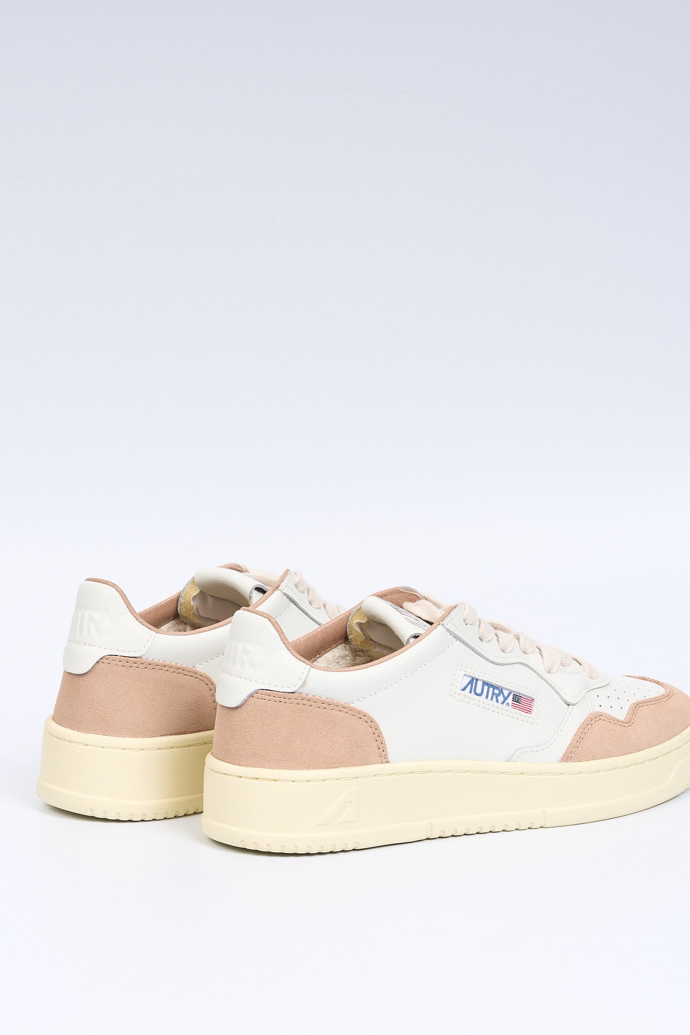 Autry Sneaker MEDALIST AULW FT04 Suede Bianco/Rosa Donna-4