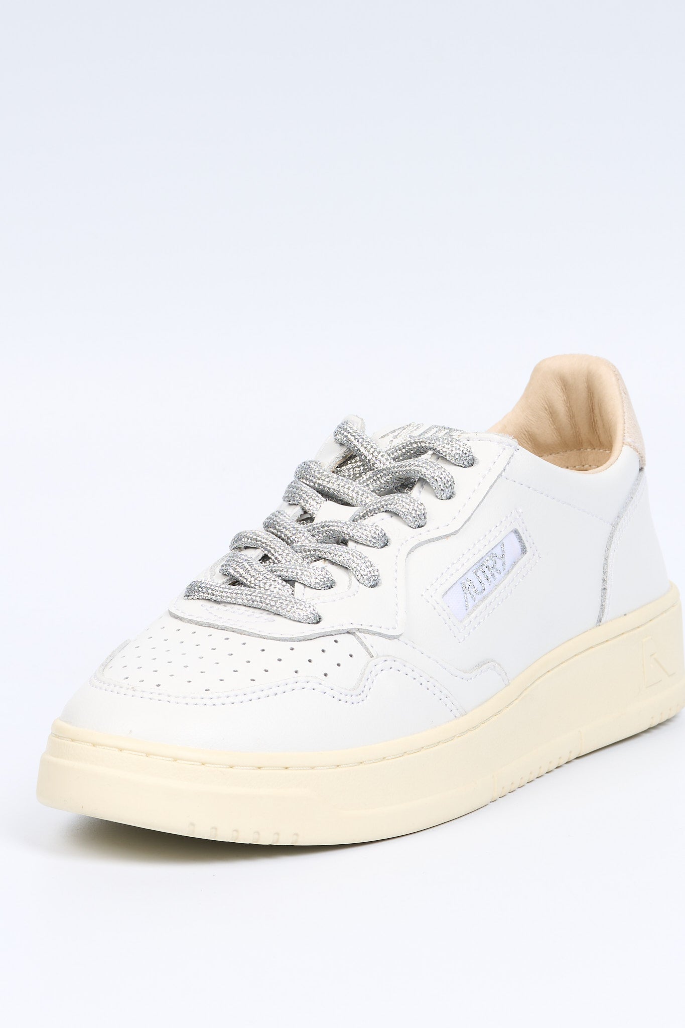 Autry Sneaker Medalist AULW SW02 Bianco/argento Donna-2