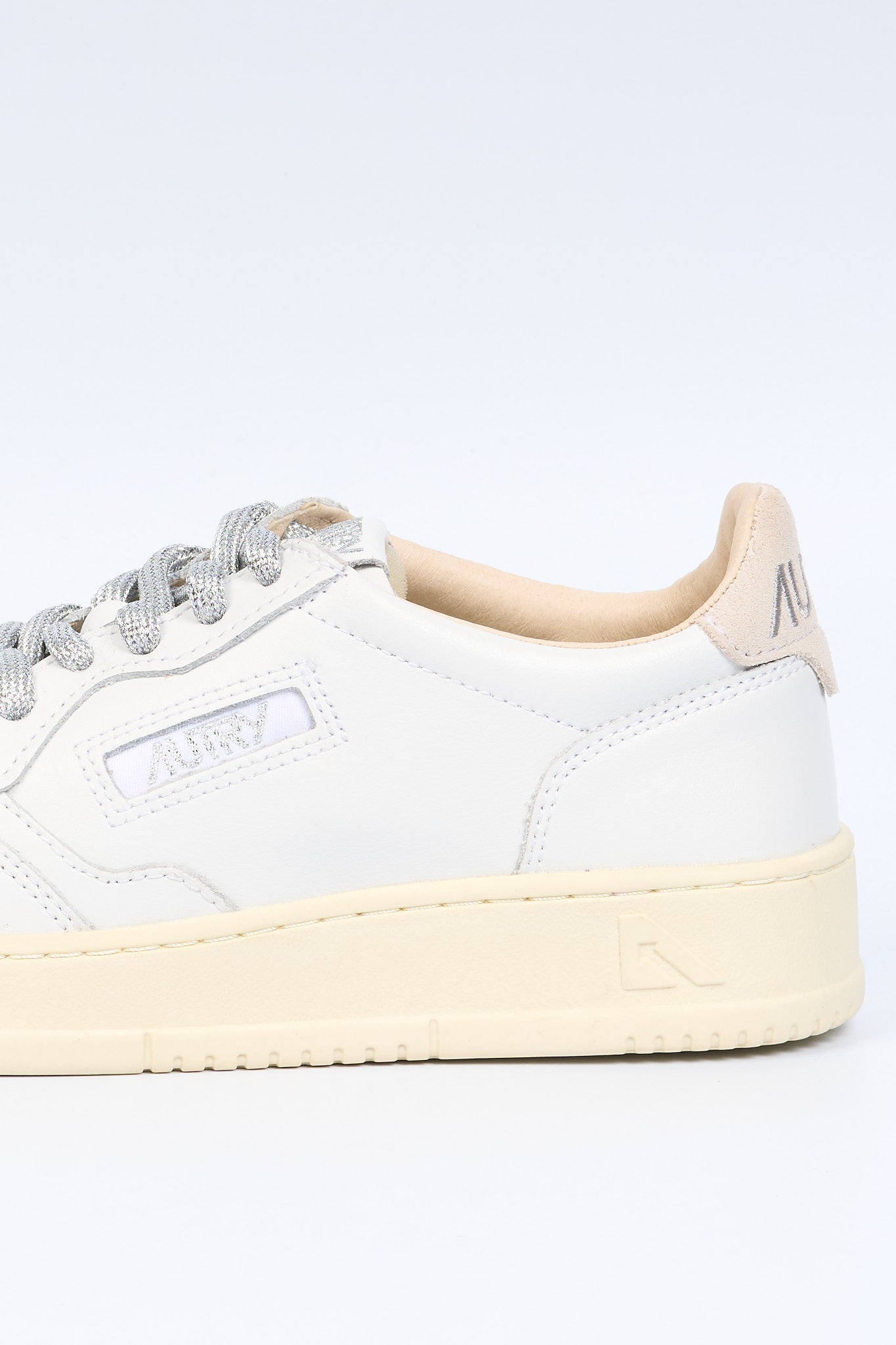 Autry Sneaker Medalist AULW SW02 Bianco/argento Donna-6