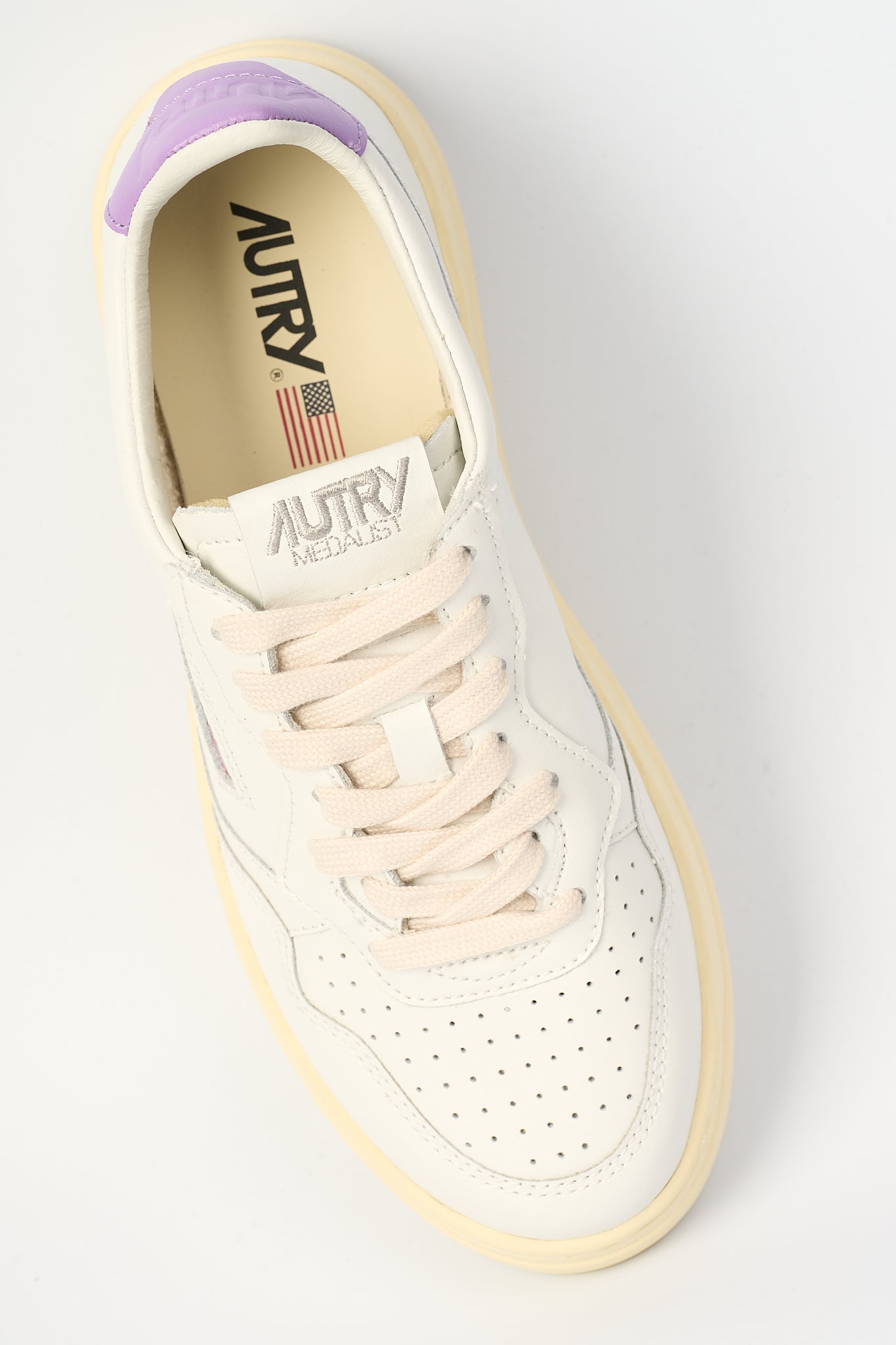 Autry Sneaker Medalist AULW-LL59 Bianco/lilla Donna-6