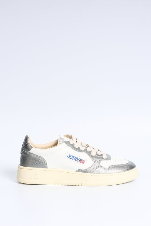 Autry Women's Medalist Bicolor WB44 Steel Sneaker