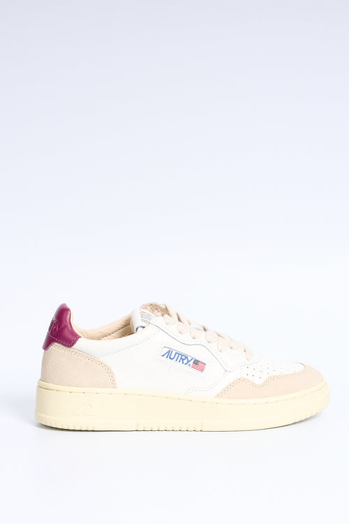 Autry Sneaker Medalist AULW LS73 Suede Lampone Donna