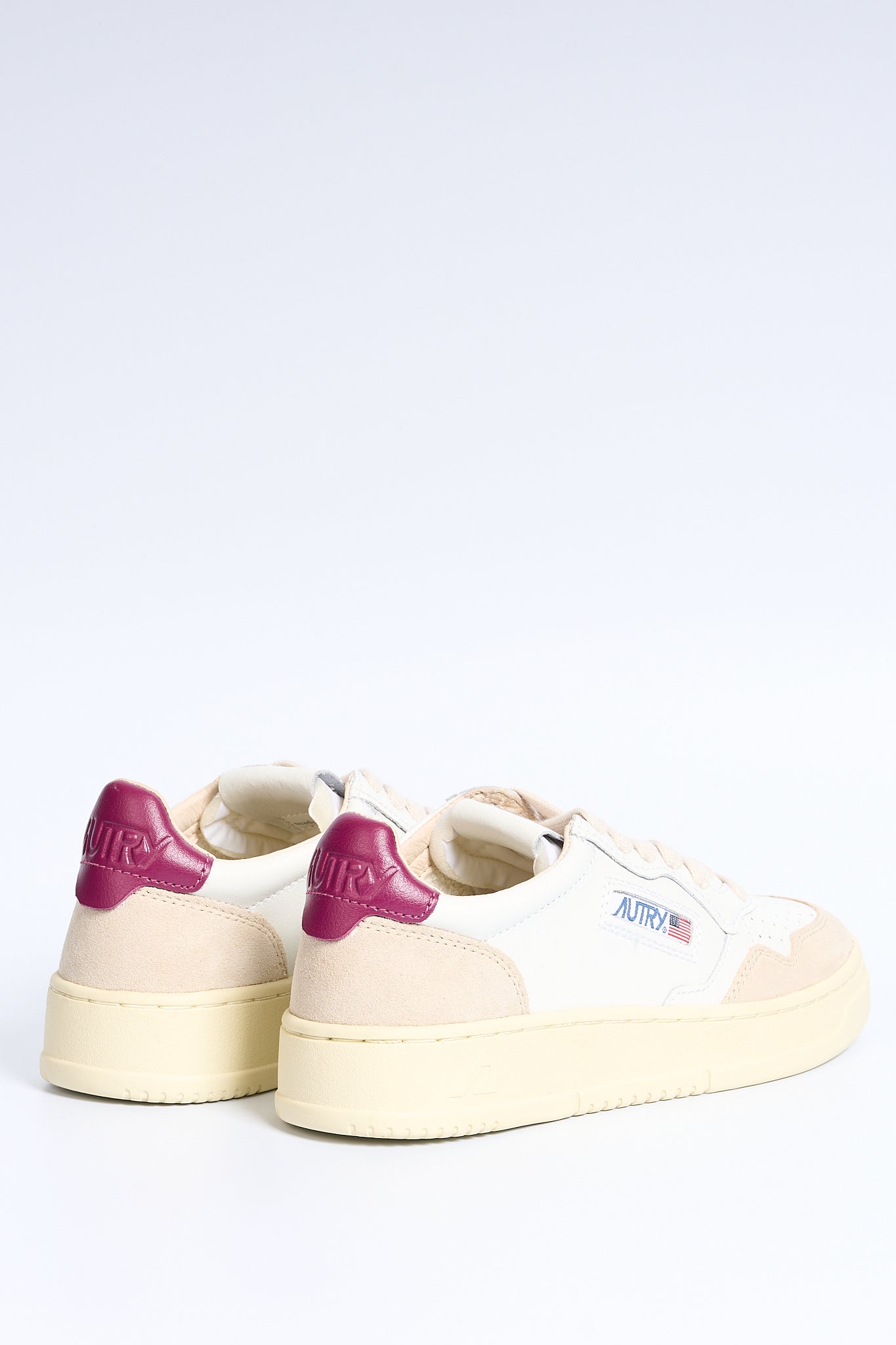 Autry Sneaker Medalist AULW LS73 Suede Lampone Donna-3