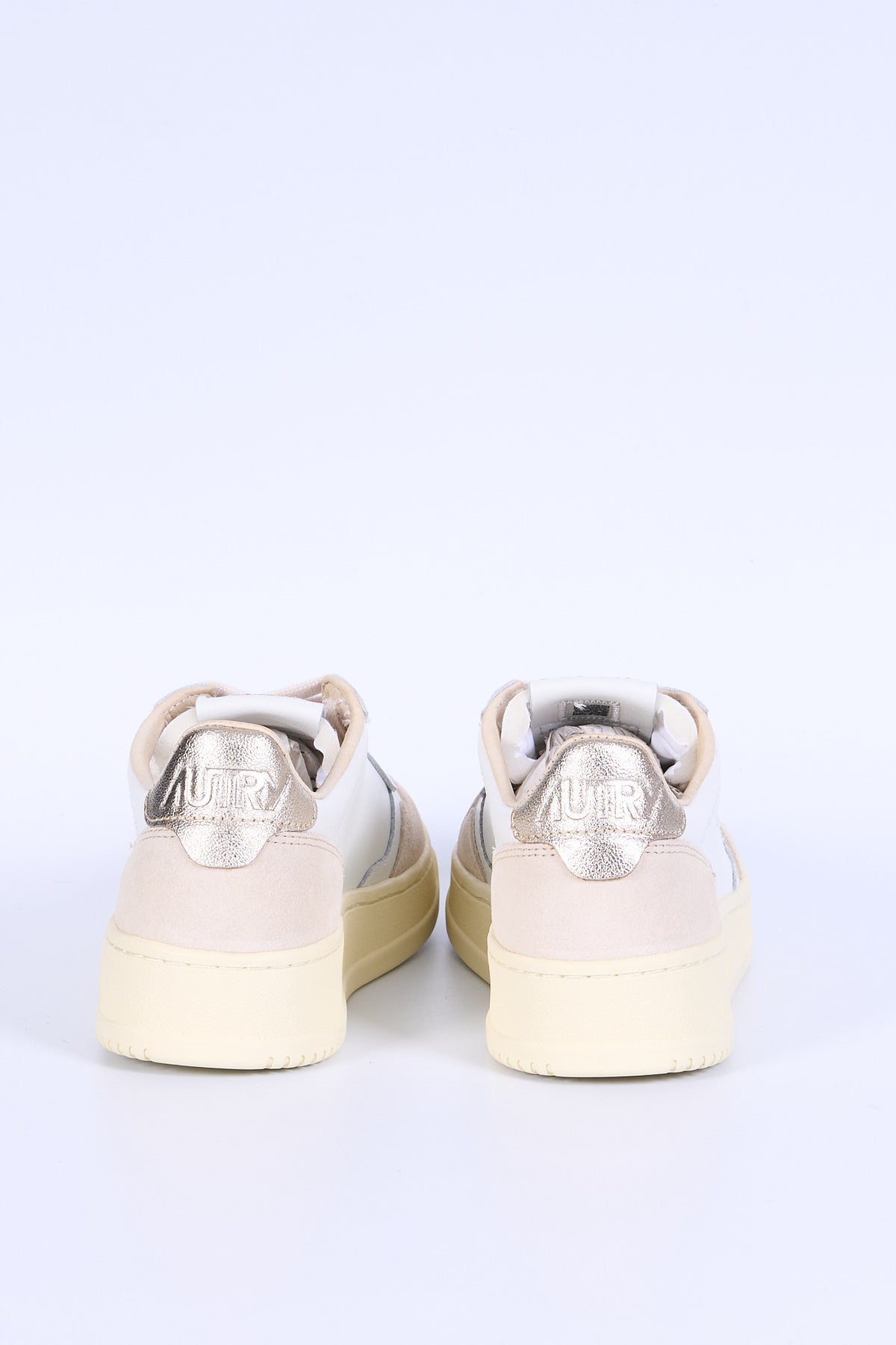 Autry Sneakers Medalist AULW LS75 Suede Bianco/Platino Donna-5