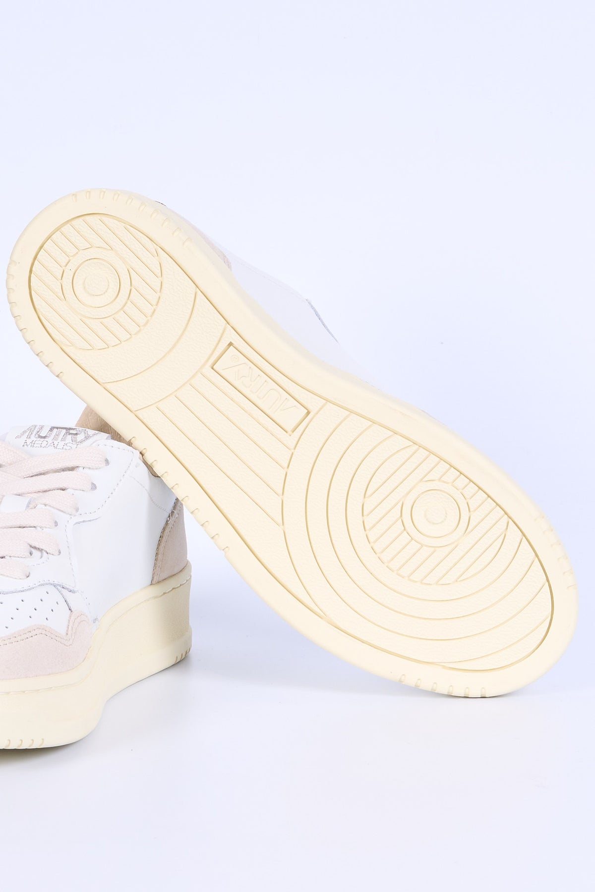 Autry Sneakers Medalist AULW LS75 Suede Bianco/Platino Donna-8