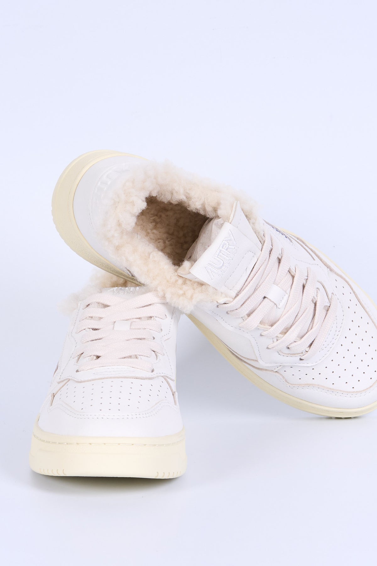Autry Sneakers Medalist AULW SR01 Con Pelliccia Bianco Donna-6