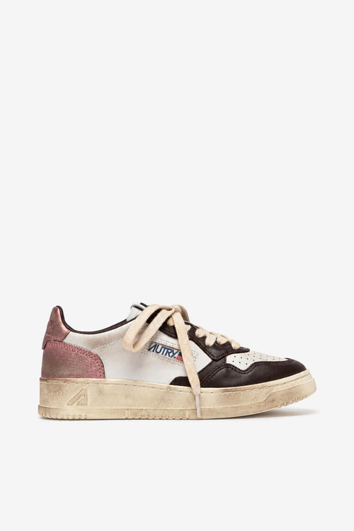 Autry Sneakers Medalist AWLV SV62 Vintage marrone/rosa donna