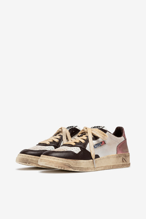 Autry Sneakers Medalist AWLV SV62 Vintage marrone/rosa donna-2