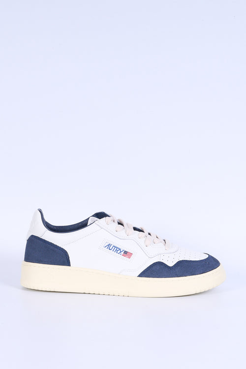 Autry Sneakers Medalist Bicolor Suede Blu Uomo