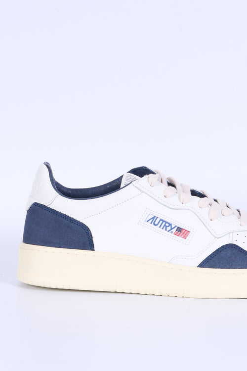 Autry Sneakers Medalist Bicolor Suede Blu Uomo-2